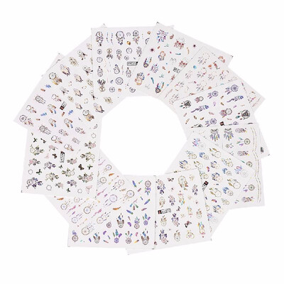 12pcs Nail Art Stickers Decal Dream Catcher Flower Water Transfer Mixed Pattern Manicure Decoration
12pcs Nail Art Stickers Decal Dream Catcher Flower Water Transfer Mixed Pattern Manicure Decoration