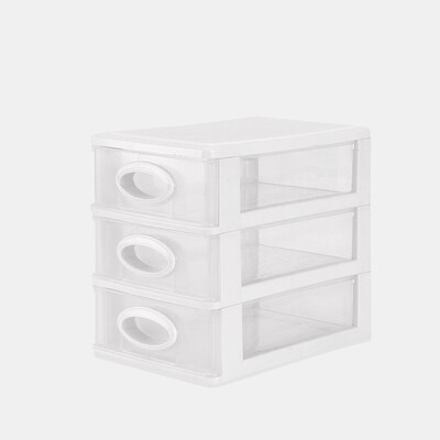 Rich home desktop storage box cosmetic box white 3-layer drawer storage office finishing box storage box
Rich home desktop storage box cosmetic box white 3-layer drawer storage office finishing box storage box
