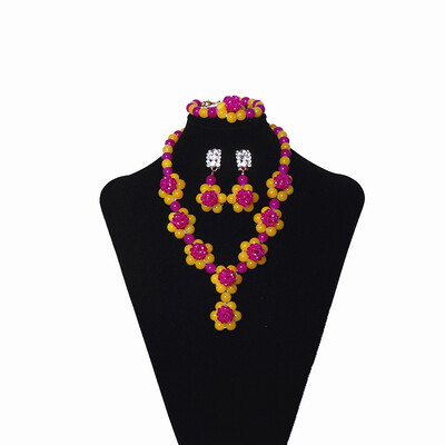 Conceived Novelty Big Red And Yellow Beads Braided Wedding Jewelry Set Nigerian Necklace African Beads Jewelry Set For Women
Conceived Novelty Big Red And Yellow Beads Braided Wedding Jewelry Set Nigerian Necklace African Beads Jewelry Set For Women