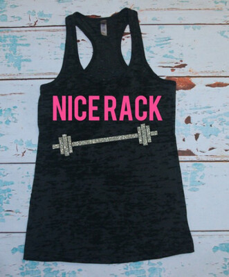 Women Burnout tank top NICE RACK gym shirt lifting shirt workout tanks workout shirt burnout tank top gym tank
Women Burnout tank top NICE RACK gym shirt lifting shirt workout tanks workout shirt burnout tank top gym tank