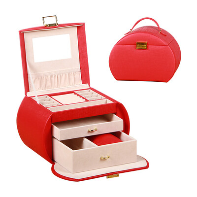 Yappies leather oval jewelry box gift box with makeup mirror European Princess jewelry box small jewelry storage box desktop finishing box pink
Yappies leather oval jewelry box gift box with makeup mirror European Princess jewelry box small jewelry storage box desktop finishing box pink