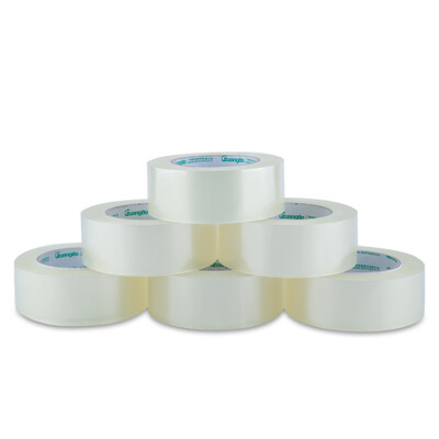 GuangBo 6 package 48mm 150y transparent sealing tape tape office supplies FX-22