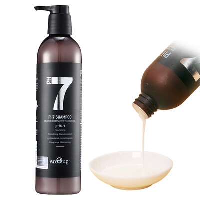Enoug ph7 dog shower gel bath shampoo soft nourish full effect silver 7 460ml 
Enoug ph7 dog shower gel bath shampoo soft nourish full effect silver 7 460ml