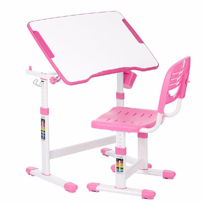 New Style Height Adjustable Kids Study Desk & Chair Set 0-40°Tiltable Children Activity Art Table Set Work Station Metal Frame
New Style Height Adjustable Kids Study Desk & Chair Set 0-40°Tiltable Children Activity Art Table Set Work Station Metal Frame