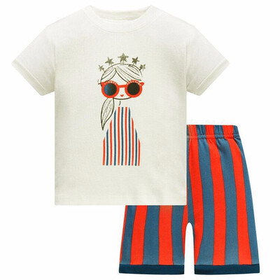 Kids boys Cartoon short-sleeved pajamas set 2T-7T Construction vehicle pattern
Kids boys Cartoon short-sleeved pajamas set 2T-7T Construction vehicle pattern