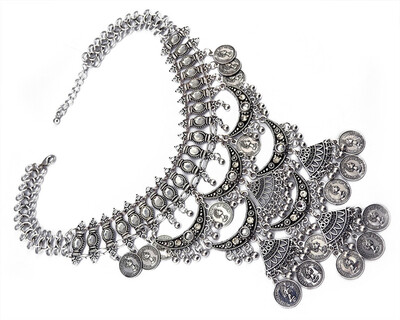 Idealway Vintage Silver Alloy Moon Shape Multilayer Coin Tassel Necklaces Crystal Chunky Necklaces
Idealway Vintage Silver Alloy Moon Shape Multilayer Coin Tassel Necklaces Crystal Chunky Necklaces
