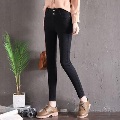 Long Yue Womens Jeans Women 2018 Autumn New Korean High Waist Pencil Pants Slim Stretch Pants LWKN187211 Black 27
Long Yue Womens Jeans Women 2018 Autumn New Korean High Waist Pencil Pants Slim Stretch Pants LWKN187211 Black 27