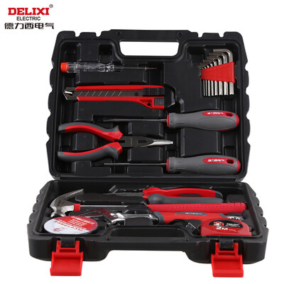 DELIXI ELECTRIC 15 piece household tool set electrician woodworking multi-function repair tool set hardware manual tool set machine toolbox
DELIXI ELECTRIC 15 piece household tool set electrician woodworking multi-function repair tool set hardware manual tool set machine toolbox