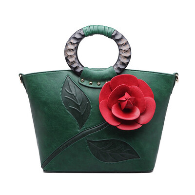 Luxury brands women leather handbag rose flowers bride tote bag large pretty shoulder bag Messenger bag for girlfriend
Luxury brands women leather handbag rose flowers bride tote bag large pretty shoulder bag Messenger bag for girlfriend