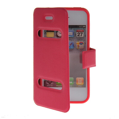 MOONCASE View Window Leather Side Flip Pouch Stand Shell Back ЧЕХОЛ ДЛЯ Apple iPhone 4 / 4S Hot pink
MOONCASE View Window Leather Side Flip Pouch Stand Shell Back ЧЕХОЛ ДЛЯ Apple iPhone 4 / 4S Hot pink
