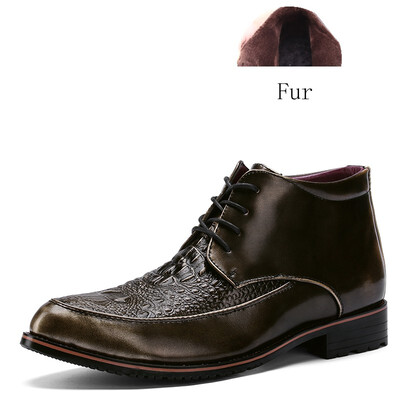 Full Grain Leather Handmade Ankle Boots Men Super Warm Snow Boots Rubber Winter Cotton Fur Work Martin Military Casual Shoes Men
Full Grain Leather Handmade Ankle Boots Men Super Warm Snow Boots Rubber Winter Cotton Fur Work Martin Military Casual Shoes Men