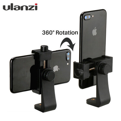 Ulanzi Universal Tripod Mount Adapter Cell Phone Clipper Holder Vertical 360 Rotation Tripod Stand for iPhone X 7 plus Samsung
Ulanzi Universal Tripod Mount Adapter Cell Phone Clipper Holder Vertical 360 Rotation Tripod Stand for iPhone X 7 plus Samsung