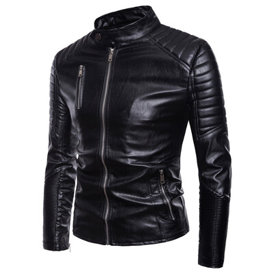 AOWOFS Europe code winter new European&American tide models mens motorcycle multi-zip leather jacket large size leather jacket B032
AOWOFS Europe code winter new European&American tide models mens motorcycle multi-zip leather jacket large size leather jacket B032