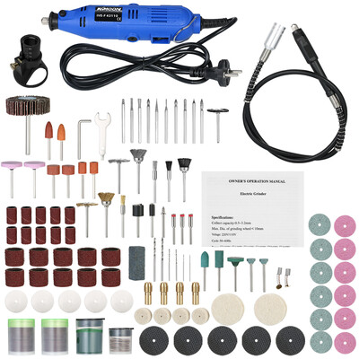 KKmoon Multi-functional Professional Electric Grinder Set 6-Speed Variable Speed Electric Drill Grinding Rotary Tool with 197pcs A
KKmoon Multi-functional Professional Electric Grinder Set 6-Speed Variable Speed Electric Drill Grinding Rotary Tool with 197pcs A