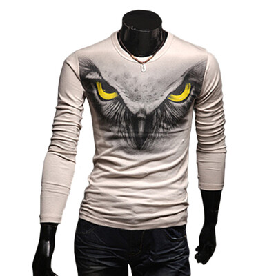 CT&HF Men Personality Creative T-Shirt Fashion Leisure Silm T-Shirt Korea Handsome Printed Cotton Round Neck Long Sleeve T-Shirt
CT&HF Men Personality Creative T-Shirt Fashion Leisure Silm T-Shirt Korea Handsome Printed Cotton Round Neck Long Sleeve T-Shirt
