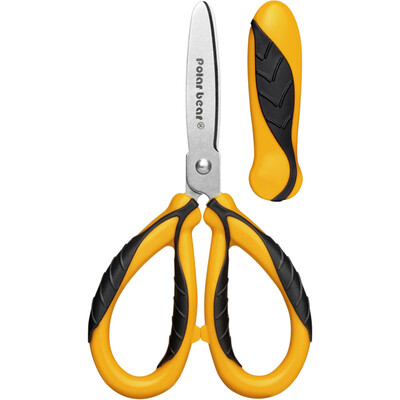 Polar bear JD-006 effort safe scissors medium yellow 1 to install office kitchen dual-use
Polar bear JD-006 effort safe scissors medium yellow 1 to install office kitchen dual-use