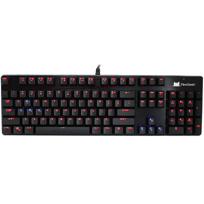ViewSonic KU520 full backlight game mechanical keyboard 104 key single light black black axis
ViewSonic KU520 full backlight game mechanical keyboard 104 key single light black black axis