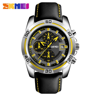 SKMEI Watch Fashion For Men Leather Top Luxury Military Quartz Wrist Watch Waterproof Outdoor Sports Watch Relogio Masculino 9156
SKMEI Watch Fashion For Men Leather Top Luxury Military Quartz Wrist Watch Waterproof Outdoor Sports Watch Relogio Masculino 9156