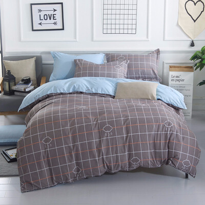 Cotton Striped Lattice Bedding Set Full Queen Super King Size Duvet Cover Bed Sheet Pillowcase Soft Kids 4pc Bedclothes
Cotton Striped Lattice Bedding Set Full Queen Super King Size Duvet Cover Bed Sheet Pillowcase Soft Kids 4pc Bedclothes