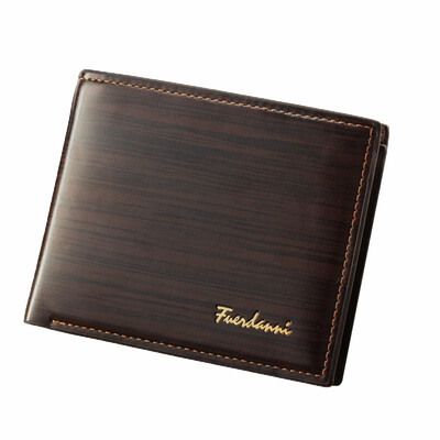 Mens short wallet glossy soft leather wallet business wallet wooden pattern fashion wallet
Mens short wallet glossy soft leather wallet business wallet wooden pattern fashion wallet