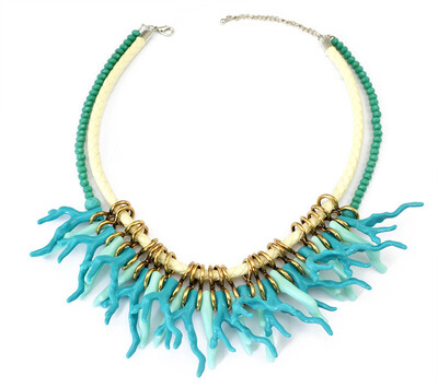 Idealway New Fashion Rope Beads Chain Double Chains 2 Colors Dark Light Blue Coral Flower Tassel Choker Bib Statement Necklace Women Accessories
Idealway New Fashion Rope Beads Chain Double Chains 2 Colors Dark Light Blue Coral Flower Tassel Choker Bib Statement Necklace Women Accessories