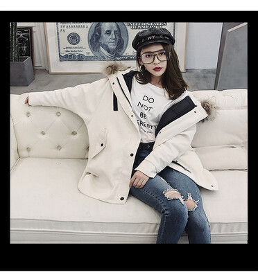 Down jacket solid color hooded zipper white duck down 2018 winter long sleeves thickened medium-length straight sleeve comfort
Down jacket solid color hooded zipper white duck down 2018 winter long sleeves thickened medium-length straight sleeve comfort