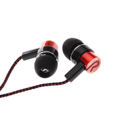 35 MM Jack Standard Headphone Jack Fiber Braided Rope Stereo Headset High Quality Fashion Noise Isolating Earbuds Earphone