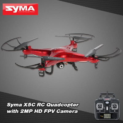 Syma X5C 24Ghz 6-Axis Gyro RC Quadcopter Drone UAV RTF UFO w 2MP HD Camera HOT
Syma X5C 24Ghz 6-Axis Gyro RC Quadcopter Drone UAV RTF UFO w 2MP HD Camera HOT
