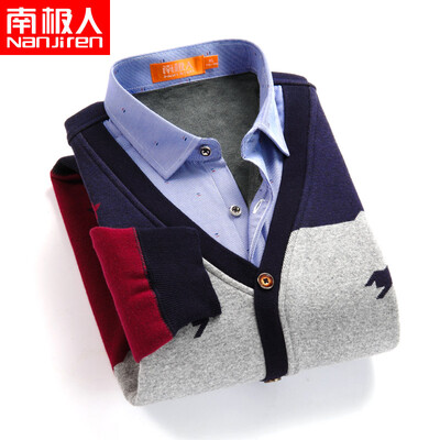 Antarctic long sleeves plus velvet warm shirt mens autumn&winter casual middle-aged large size mens sanding loose mens shirt red gray navy
Antarctic long sleeves plus velvet warm shirt mens autumn&winter casual middle-aged large size mens sanding loose mens shirt red gray navy
