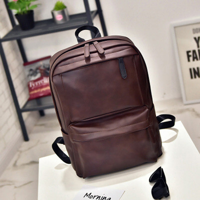 NovelTeez Retro casual backpack mens backpack computer bag Korean student bag female PU leather travel tide
NovelTeez Retro casual backpack mens backpack computer bag Korean student bag female PU leather travel tide