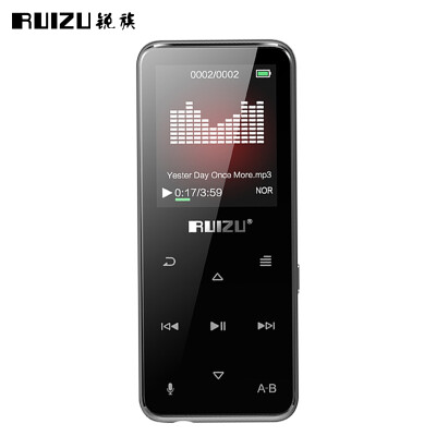 Sharp RUIZU X16 8G black with Bluetooth external touch MP3MP4 lossless music player
Sharp RUIZU X16 8G black with Bluetooth external touch MP3MP4 lossless music player