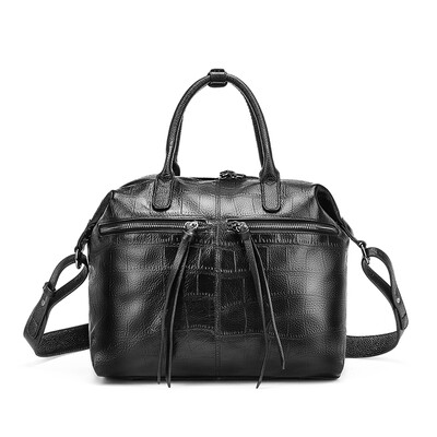Realer Brand Genuine Leather Women Tote With Three Zipper Silt Pockets Full Grain Cow Leather Stone Pattern Ladies Shoulder Bag
Realer Brand Genuine Leather Women Tote With Three Zipper Silt Pockets Full Grain Cow Leather Stone Pattern Ladies Shoulder Bag