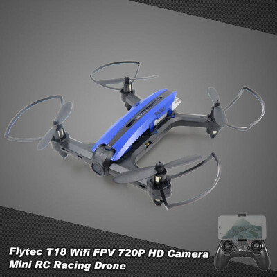 Original Flytec T18 Wifi FPV 720P Wide Angle HD Camera Mini RC Racing Drone RTF Quadcopter
Original Flytec T18 Wifi FPV 720P Wide Angle HD Camera Mini RC Racing Drone RTF Quadcopter