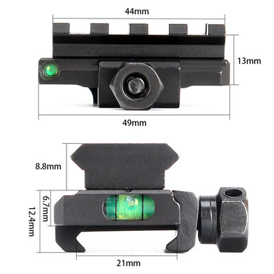 ohhunt Metal Compact Riser Mount Adapter fit Hunting AR-15 M16 Red Dot Laser Scope 20mm Picatinny Rail Base with Bubble Level
ohhunt Metal Compact Riser Mount Adapter fit Hunting AR-15 M16 Red Dot Laser Scope 20mm Picatinny Rail Base with Bubble Level