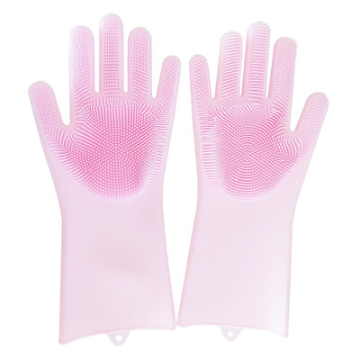 Magic Saksak Silicone Gloves Wash Scrubber Heat Resistant Reusable Brush Silicone Dish Scrubber for Cleaning Household 
Magic Saksak Silicone Gloves Wash Scrubber Heat Resistant Reusable Brush Silicone Dish Scrubber for Cleaning Household