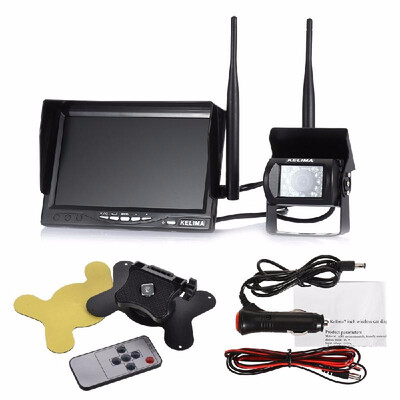KELIMA Wireless Rear View Infrared Camera Kit with 7 Inch TFT LCD Color Monitor DisplayBlack
KELIMA Wireless Rear View Infrared Camera Kit with 7 Inch TFT LCD Color Monitor DisplayBlack