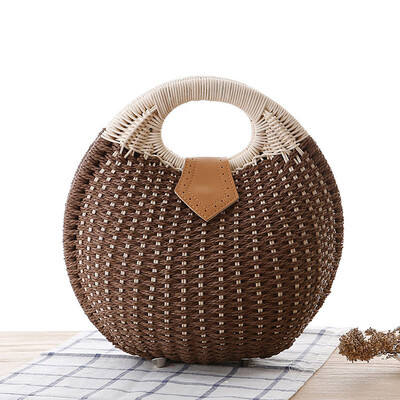 New summer 2016 shell bag women leather woven bag straw bag beach bag cylindrical handbag large shoulder tote bag
New summer 2016 shell bag women leather woven bag straw bag beach bag cylindrical handbag large shoulder tote bag