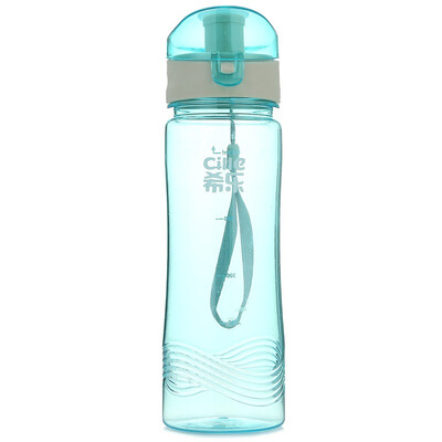 Xi Le plastic cup 800ml outdoor sports PC draw cup -1610 blue