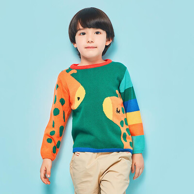 Xiaomi ecological chain brand childish childrens sweater giraffe knit pullover 100 combed cotton warm anti-hair ball boy girl sweater green 110
Xiaomi ecological chain brand childish childrens sweater giraffe knit pullover 100 combed cotton warm anti-hair ball boy girl sweater green 110