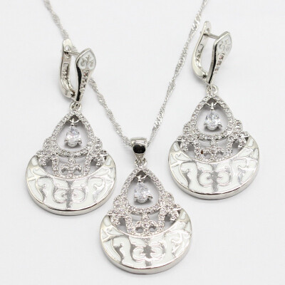 6 Colors Semi-precious 925 Silver Jewelry Sets For Women Earrings Necklace Pendant 2018 New Arrival
6 Colors Semi-precious 925 Silver Jewelry Sets For Women Earrings Necklace Pendant 2018 New Arrival
