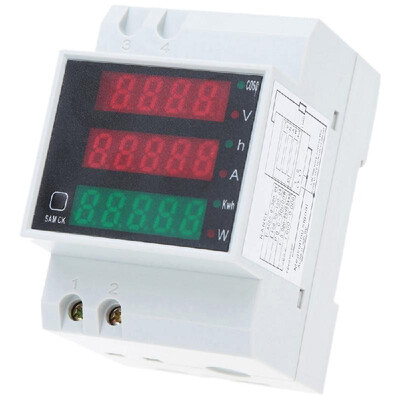 AC80-300V 100A Multi-functional Digital Din Rail Current Voltage Power Factor Meter Ammeter Voltmeter
AC80-300V 100A Multi-functional Digital Din Rail Current Voltage Power Factor Meter Ammeter Voltmeter