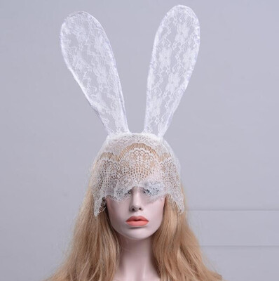 Halloween Ornaments Lace Rabbit Ears Hair Accessories Headband Mask Prom Headdress Party
Halloween Ornaments Lace Rabbit Ears Hair Accessories Headband Mask Prom Headdress Party