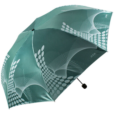 【Jingdong Supermarket】 Paradise umbrella UPF50 + satin black silk silk screen abstract pattern three fold sunny umbrella sun umbrella green 30051ELCJ
【Jingdong Supermarket】 Paradise umbrella UPF50 + satin black silk silk screen abstract pattern three fold sunny umbrella sun umbrella green 30051ELCJ