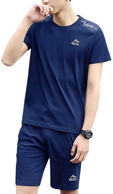 Mens round collar T-shirt cotton shorts summer sports leisure kit custom logo printing characters youth breathable outdoor shorts
Mens round collar T-shirt cotton shorts summer sports leisure kit custom logo printing characters youth breathable outdoor shorts