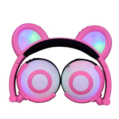 Bear ear Children Headphones support TF card function loved by children&gilrs used to Cosplay Party Childrens Day gift pink color
Bear ear Children Headphones support TF card function loved by children&gilrs used to Cosplay Party Childrens Day gift pink color