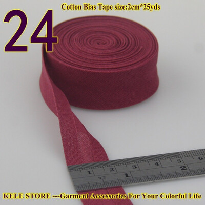 Cotton bias tape bias binding fold tape size 20mm2cm 34" 25yds various color solid color DIY handmade sewing material
Cotton bias tape bias binding fold tape size 20mm2cm 34" 25yds various color solid color DIY handmade sewing material