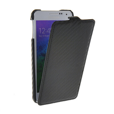 MOONCASE Carbon fiber Leather Bottom Flip Pouch Case Cover for Samsung Galaxy Alpha G850F Black
MOONCASE Carbon fiber Leather Bottom Flip Pouch Case Cover for Samsung Galaxy Alpha G850F Black