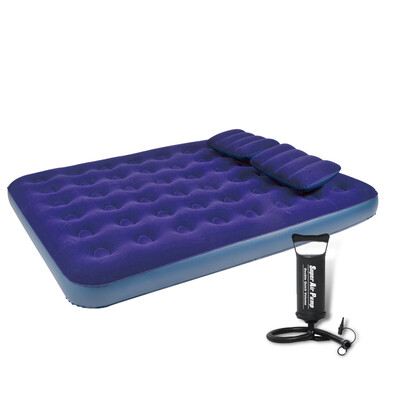 Jilong flocking inflatable bed double add air cushion bed set outdoor moisture tents pad camping mat with 2 pillow 1 hand pump 203 152 22 JL021470N
Jilong flocking inflatable bed double add air cushion bed set outdoor moisture tents pad camping mat with 2 pillow 1 hand pump 203 152 22 JL021470N