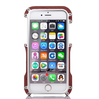 R-JUST Brand Upgrade Wood And Aluminium Metal Protective Cover Case For Apple IPhone 6 6S Plus 47 55Inth
R-JUST Brand Upgrade Wood And Aluminium Metal Protective Cover Case For Apple IPhone 6 6S Plus 47 55Inth
