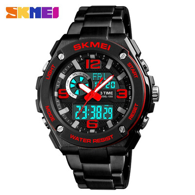 Skmei new For men sport watch For men 50 m Waterproof Stainless steel chronograph digital watch man Wrist watch Relogio Masculino
Skmei new For men sport watch For men 50 m Waterproof Stainless steel chronograph digital watch man Wrist watch Relogio Masculino